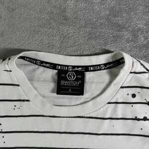 Switch Remarkable Switch Remarkable | Shirts | Switch Remarkable Striped Splatter Print ...
